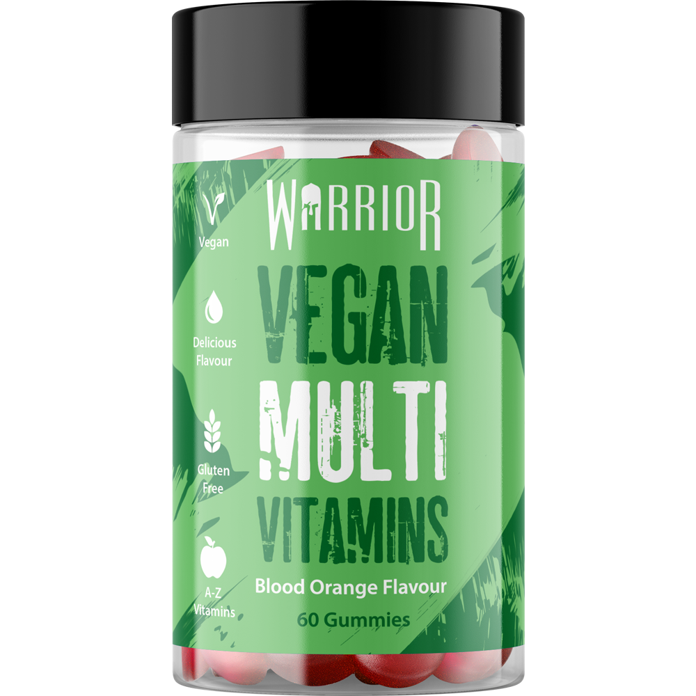 Warrior Vegan Multi Vitamin Gummies 60 Orange Flavour Gummies