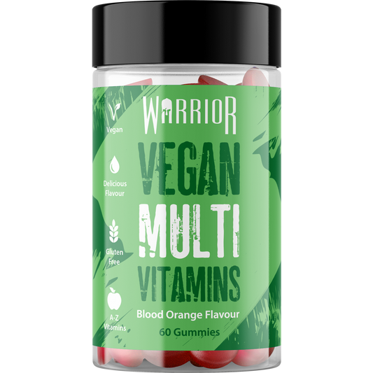 Warrior Vegan Multi Vitamin Gummies 60 Orange Flavour Gummies