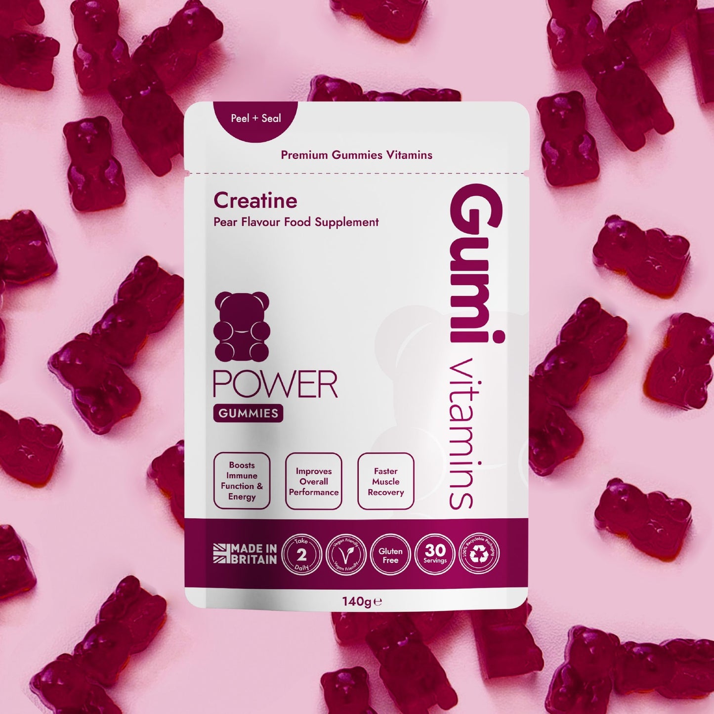 Gumi Vitamins POWER Creatine Gummies