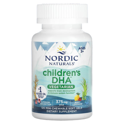 Nordic Naturals Children's DHA Vegetarian 120 Chewables