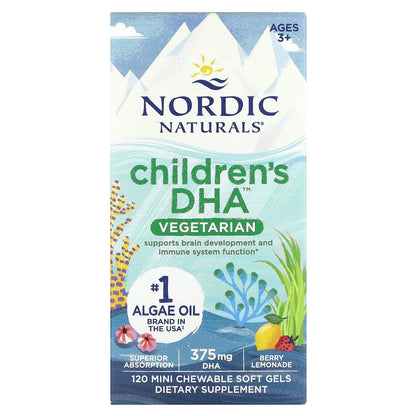 Nordic Naturals Children's DHA Vegetarian 120 Chewables