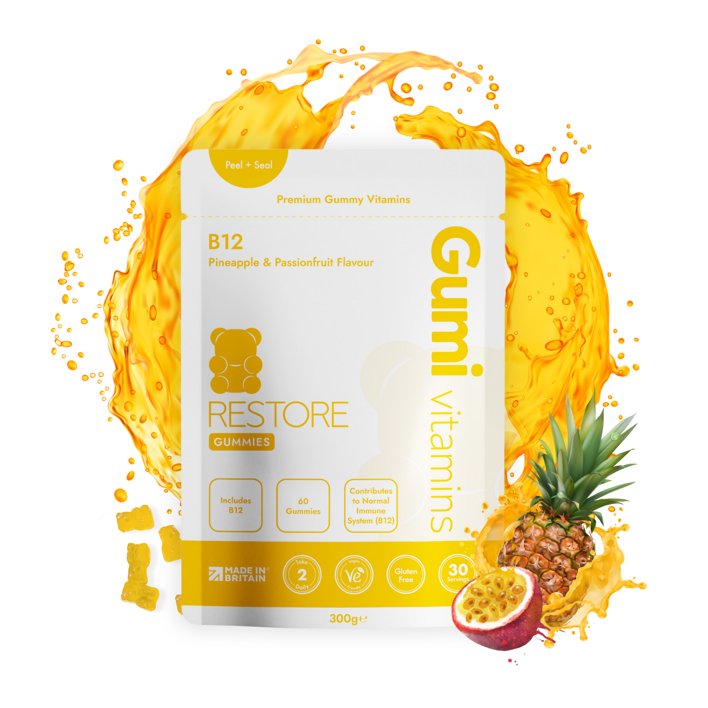 Gumi Vitamins RESTORE B12 Gummies