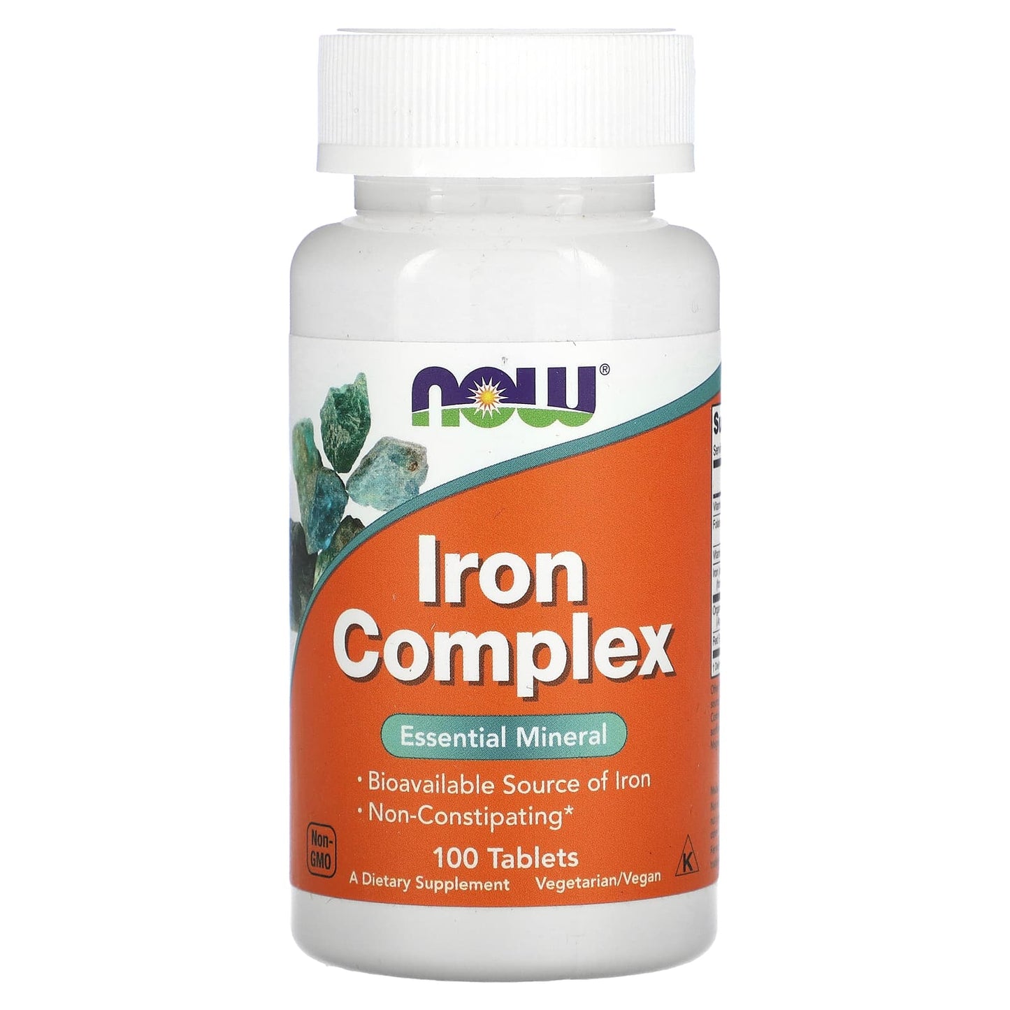 NOW Foods Iron Complex 100 Tablets