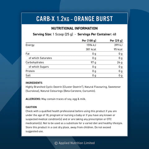 Applied Nutrition Carb X 1.2kg