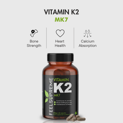 Feel Supreme Vitamin K2 MK7 60 Capsules