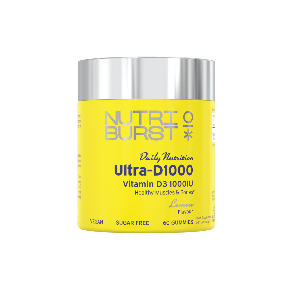 Nutriburst Ultra-D1000  60 Gummies