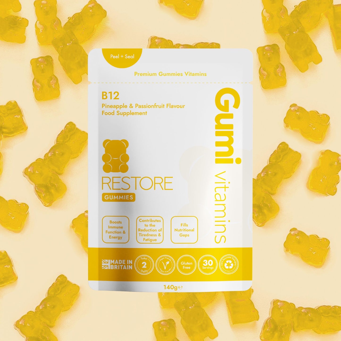 Gumi Vitamins RESTORE B12 Gummies