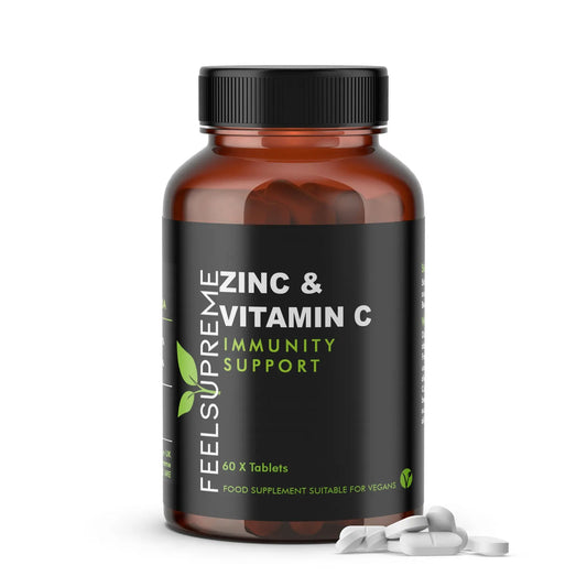 Feel Supreme Zinc with Vitamin C 60 Tablets - Tablets - Faithful Nutrition