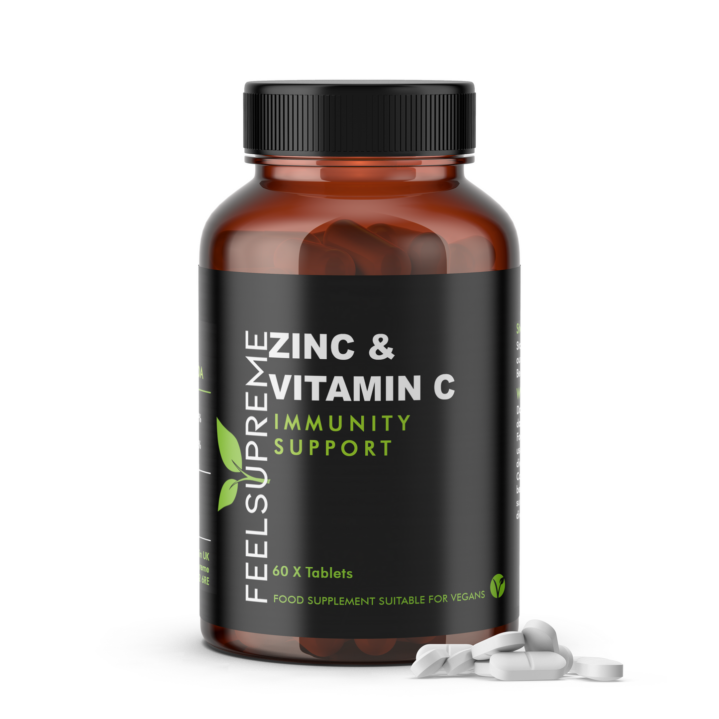 Feel Supreme Zinc with Vitamin C 60 Tablets